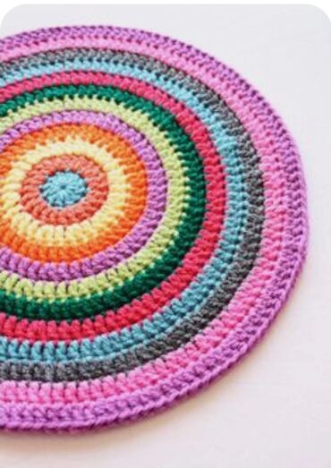 Sifarişlə əl işləri: Toxuma uşag otagna igruşka formada toxuma yastig ve toxunma xalcalar — 8