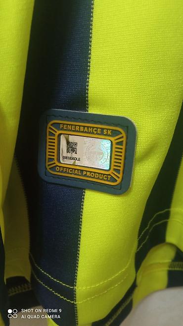 sari gumus: Fenerbahçe 2020-2021 sezon forma. Tam originaldır, futbolçunun — 4