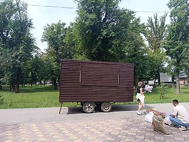 мкр: Передвижной торговый киоск/прицеп-павильон - Компактный киоск на — 4