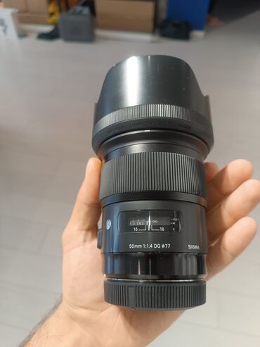 Obyektivlər və filtrləri: Sigma 50mm f1.4 Canon