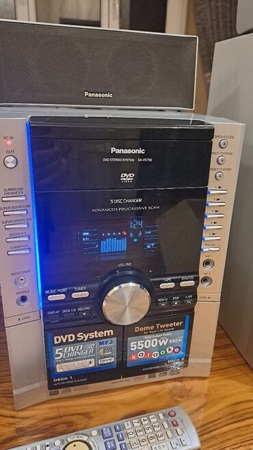 Musiqi mərkəzləri: Panasonic SA-VK750 DVD Stereo System – tam komplekt ev kinoteatrı və — 9