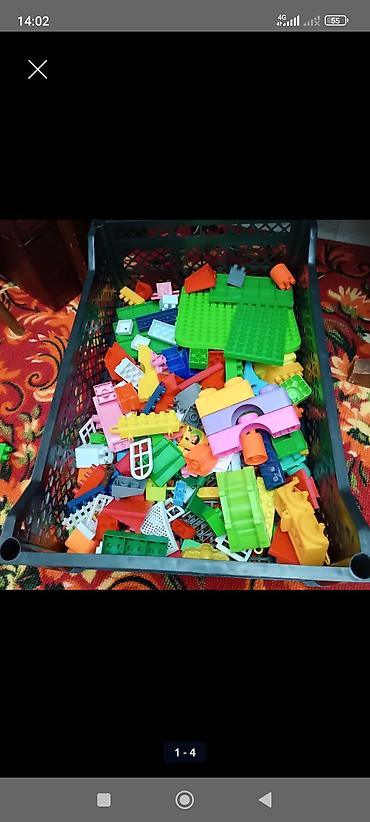 Другие игровые комплексы: Продаю два пакета полных крупных пластиковых строительных блоков для — 3