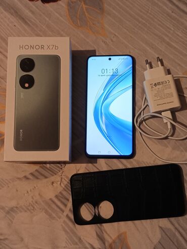 Mobil telefonlar: Honor X7b, 128 GB, rəng - Qara, İki sim kartlı, Sənədlərlə