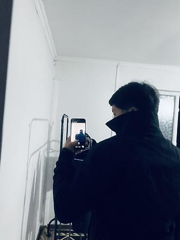 pull and: Мужская черная куртка-
 
Стойка воротник тушбойт — 4