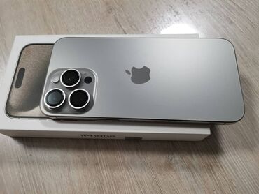 Apple iPhone: IPhone 15 Pro Max, Б/у, 256 ГБ, Natural Titanium, 100 %
