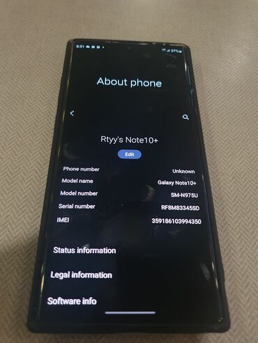 оперативная память ддр2 2гб: Samsung Note 10 Plus, Б/у, 256 ГБ, 1 SIM, eSIM
