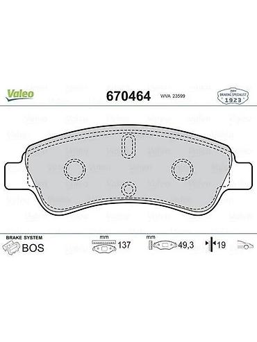 tank pro: Тормозные колодки PEUGEOT — передний комплект (без датчика износа) — 3