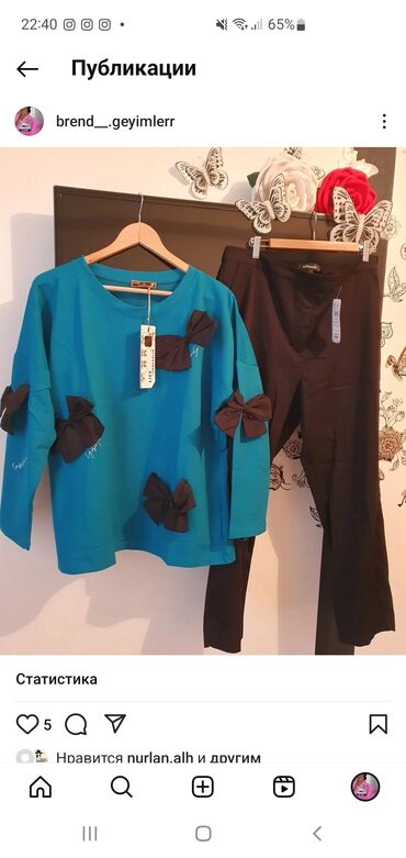Köynək və bluzalar: Yeni🎀48 razmer