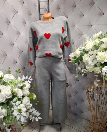 Kompleti: 🔥Ženski pleteni komplet – džemper i pantalone ❤️❤️ NOVOO trikotazni — 10