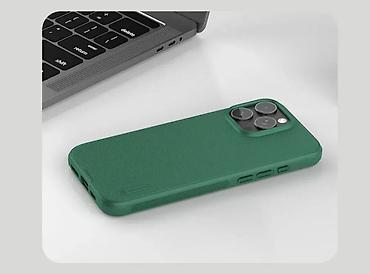 Maske i futrole za telefone: Maska Nillkin Scrub Pro za iPhone 16 Pro 6.3 zelena. Uz brzu dostavu i — 11