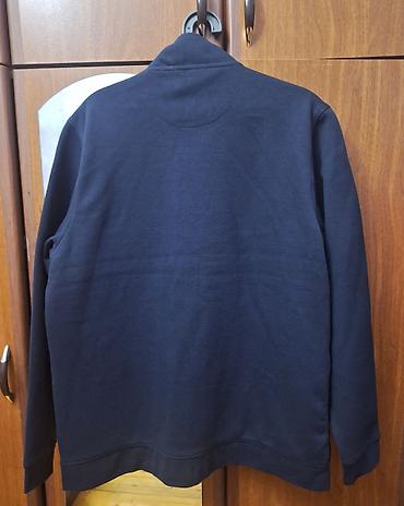 salvar: Kişi üçün yüngül qışlıq/jaket-sviter hibridi - Rəng: tünd göy (navy) — 1