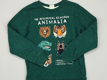 ażurowy sweterek na drutach wzory: Bluza, H&M, 8 lat, 122-128 cm, stan - Dobry
