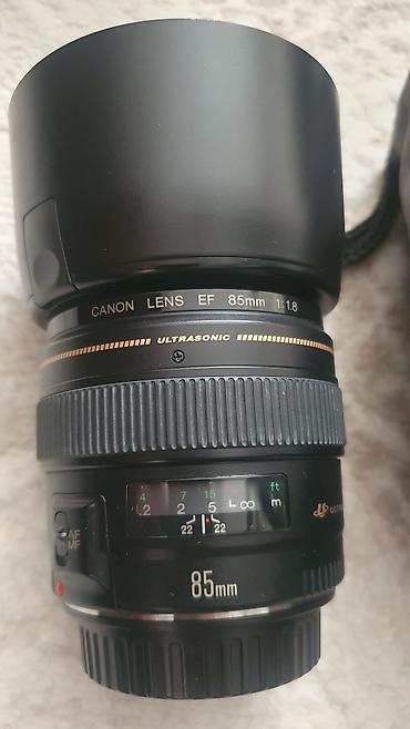canon 85: Canon EF 85mm f/1.8 USM obyektiv - Montaj: Canon EF (tam kadr və — 5
