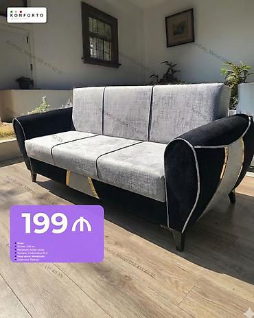 yorga: Divan – modern dizaynlı, funksional model - Ölçü: 210 sm - Mexanizm — 1