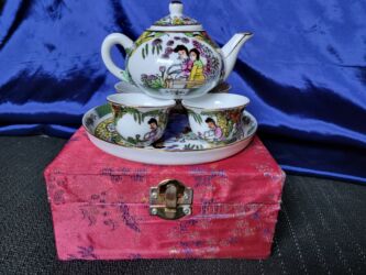 Kuhinjski setovi: Kineski nov porcelanski servis za caj iz 70ih.godina. Kineski — 4