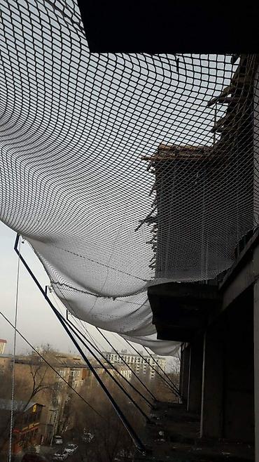 Другие строительные материалы: ЗУС. (ЗАЩИТНО УЛАВЛИВАЮЩАЯ СЕТКА). ПРИМЕЧАНИЕ: За монтаж 1 ПМ 550с — 7