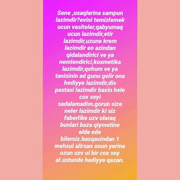 Faberlikde qeydiyyat size baza qiymetine sevimli size lazim olan