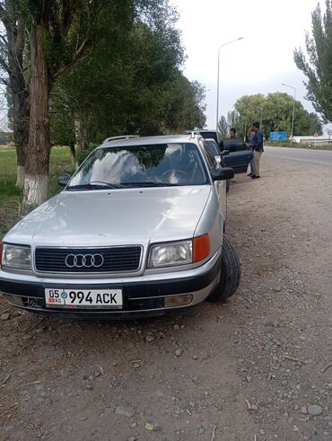 спортивные сиденья для авто: Audi 100 Avant 2.6 E, универсал, серебристый цвет, номера KG