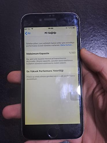 iphone 6s pulus: IPhone 6s, 64 GB, Gümüşü, Barmaq izi — 2