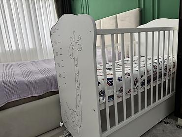 chicco besik: Uşaq beşiyi – ağ rəngdə, taxta karkaslı, təhlükəsiz arakəsməli model — 3