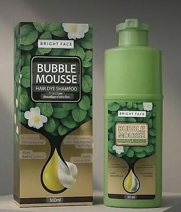 Красота и здоровье: Bubble Mousse Hair Dye Shampoo (Təbii Qara) – 500 ml ​Saçlarınızı — 1