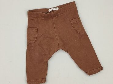 czekoladowe spodnie woskowane: Niemowlęce spodnie materiałowe, 3-6 miesięcy, 62-68 cm, Fox&Bunny, stan - Bardzo dobry