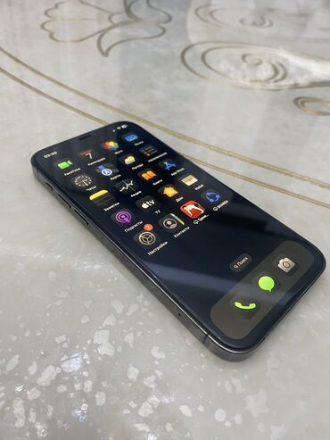 Apple iPhone: IPhone 12 Pro, Б/у, 128 ГБ, Graphite, Зарядное устройство, Кабель, 75 %