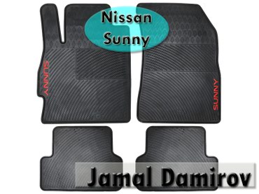 nissan sunny 2013: Nissan sunny üçün silikon ayaqaltilar. Силиконовые коврики для nissan