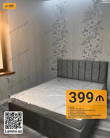 Çarpayı – La Mini (Kod: 4440) - Ölçü: 160 × 200 sm - Başlıq: yumşaq lalafo.az -da Çarpayı – La Mini (Kod: 4440) - Ölçü: 160 × 200 sm - Başlıq: yumşaq