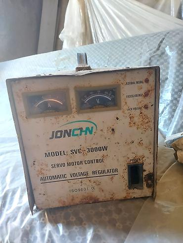 stabilizator satışı: JONCHN SVC-3000W + HOSSONI SVC-1500 avtomatik gərginlik — 2