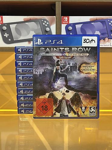 xbox disk: Saints Row-PS4 diski Oyun diski tam işlək vəziyyətdədir, heç bir — 1