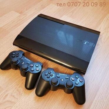 PS3 (Sony PlayStation 3): Продаю PS3 super slim 500 гб прошитый коробка документы 2