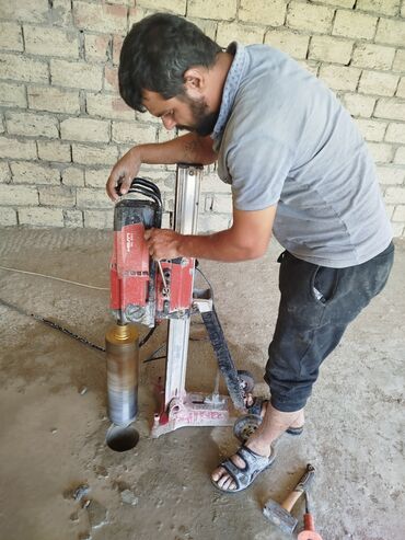 Beton işləri: Beton kəsmə beton deşmə xidməti Karot - HILTI DD 200 / 350 ilə 25 ° — 20