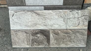 Kafel və metlax: Daş fakturalı dekorativ keramika plitə - Material: keramika - Üst