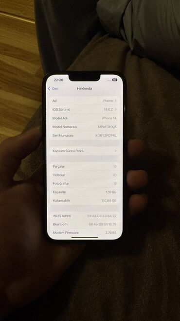 Apple iPhone: IPhone 14, 128 GB, Mavi, Face ID, Simsiz şarj — 6
