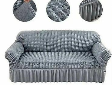 Prekrivači za nameštaj: Set rastegljivih navlaka sa karnerima – trosed, dvosed i fotelja — 2