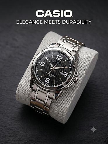 retro casio: Классические часы часы, Casio, Япония, Водонепроницаемые, Оригинал, Мужские, Б/у — 1