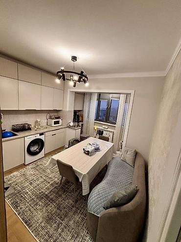 чон арыке: 2 бөлмө, 60 м², Чон-Арык а. 105-серия, 5 кабат, Евро оңдоо — 6