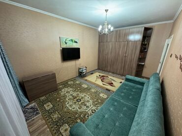 квартиры кыргызстан: 1 комната, 35 м², 105 серия, 8 этаж, Евроремонт