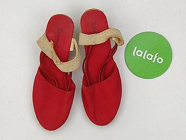 tanie: Czerwone espadryle damskie In Extenso - Rozmiar: 37 (oznaczenie na — 2