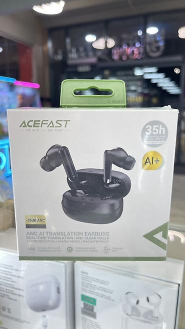 hoco eq34 plus: ACEFAST ANC AI Translation Earbuds — беспроводные наушники с активным — 1