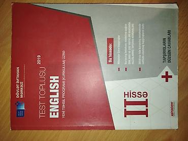 Testlər: İngilis dili Testlər 11-ci sinif, DİM, 2-ci hissə, 2019 il — 1