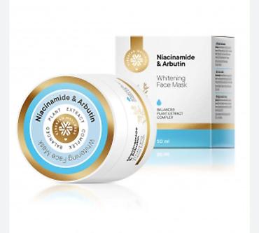 arbutin krem: Məhsul: Niacinamide & Arbutin Whitening Face Mask Həcm: 50 ml — 1