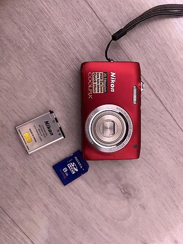 grate battery: Nikon COOLPIX (красный компакт) - Матрица 20,1 МП для детальных — 3