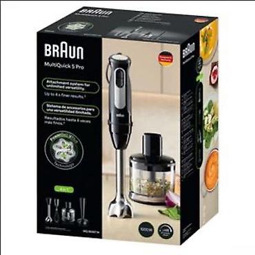 Blender dəsti Braun MQ55755m *Braun MultiQuick 5 Pro* güclü və