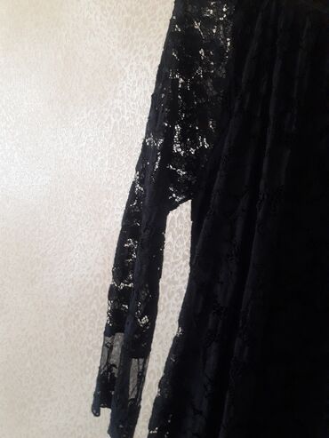 Ziyafət donları: Qara krujeva don - Rəng: qara - Material: tam krujeva (şəbəkəli — 3