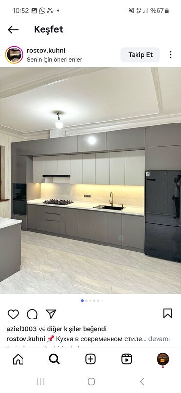 Mətbəx mebeli: Məhsul: Mətbəx mebeli (müasir dizaynlı hazır dəstlər) - Stil — 3