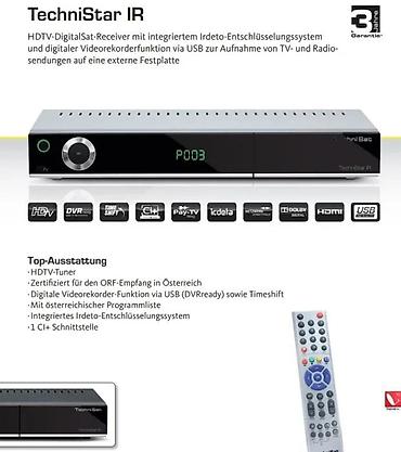 Pojačala i prijemnici: TechniSat TechniStar S1 – digitalni satelitski risiver - Tip — 7