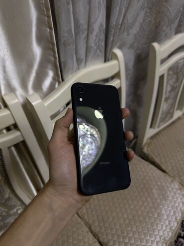 купить телефон а6: IPhone Xr, Колдонулган, 256 ГБ, Jet Black, Коргоочу айнек, Каптама, Кабель, 85 %