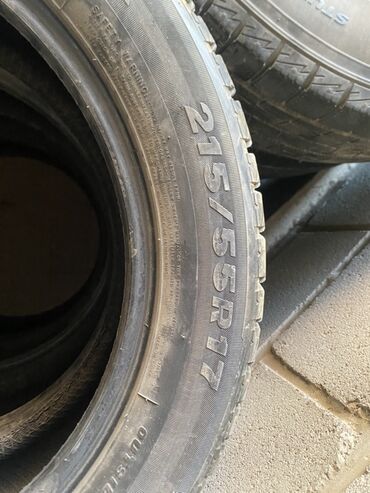колеса зимние: Зимние шины 215/55 R17 - Размер: 215/55 R17 Абалы жакшы баасы 9000